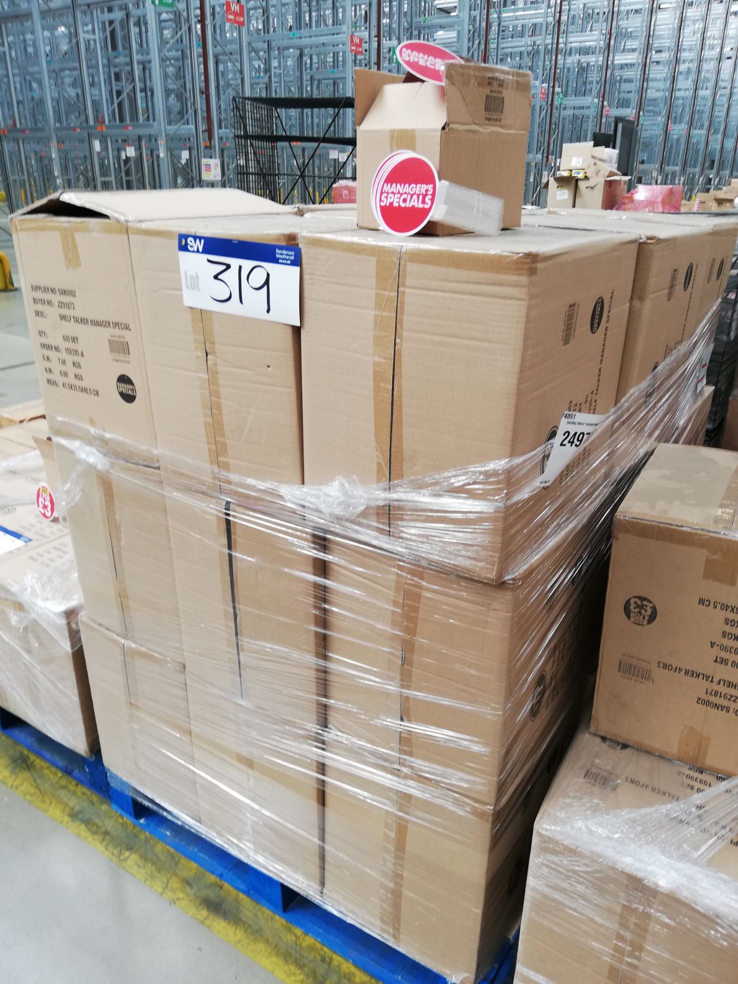 10,800 x Shelf Talkers ‘Managers Special’ (Boxed)