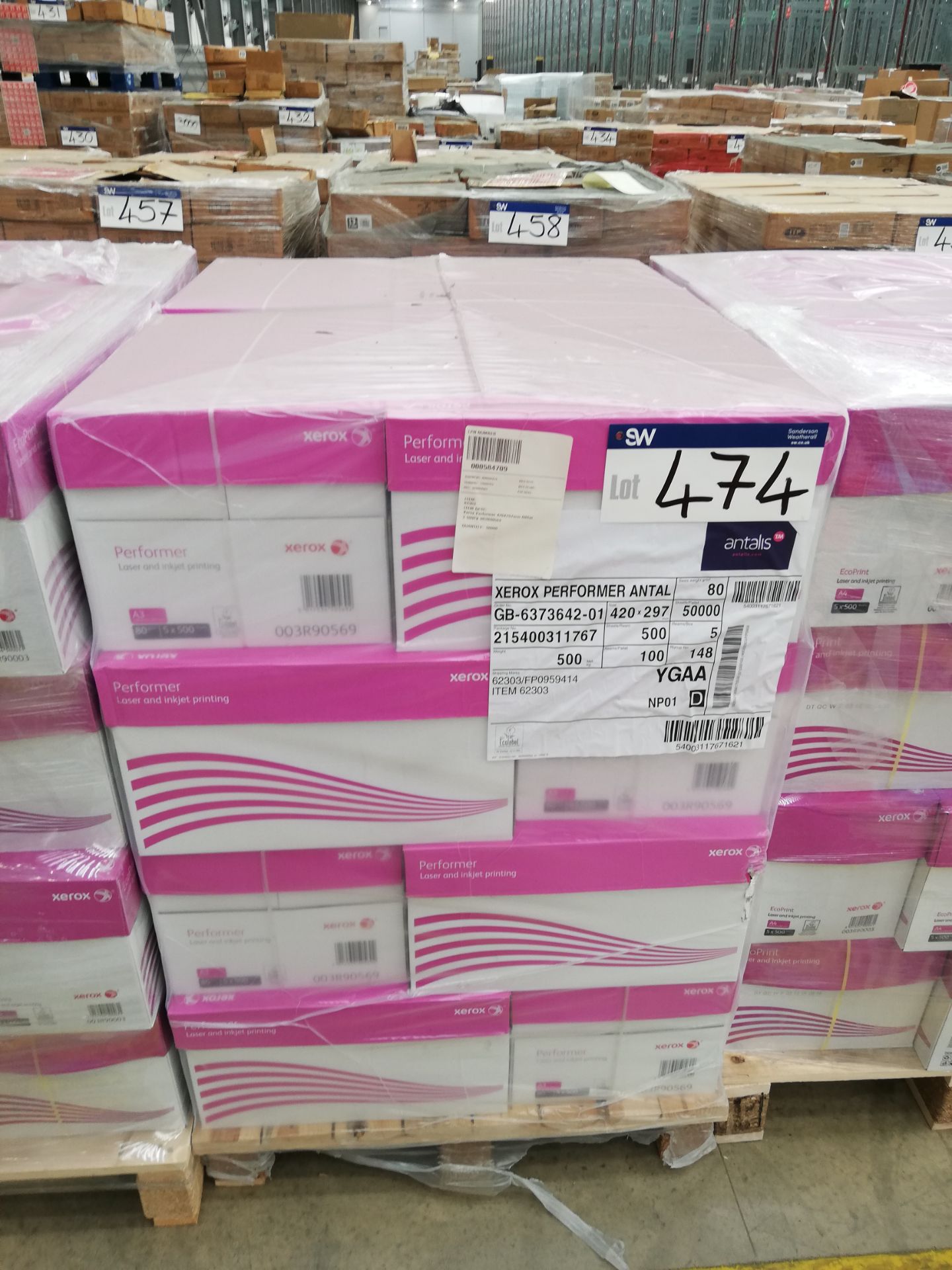 20 x Boxes of Xerox A3 Laser and Inkjet Printer Pa