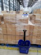 400 x ITP Poundworld Blue Plastic Wheelie Shopping