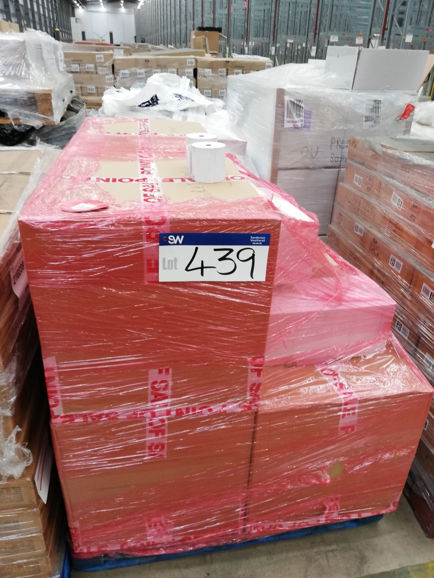 Mixed Pallet of Labels