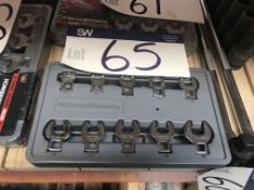 Gear Wrench 10 Piece Metric Crow Foot Wrench Set