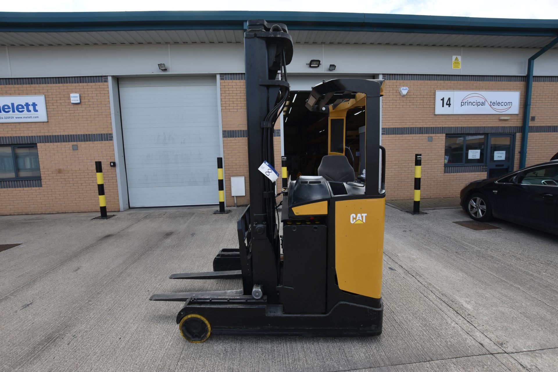 Caterpillar NR20NH 2000kg cap. Electric Reach Truck, serial no. 8NN800 41, year of manufacture 2007, - Bild 2 aus 6