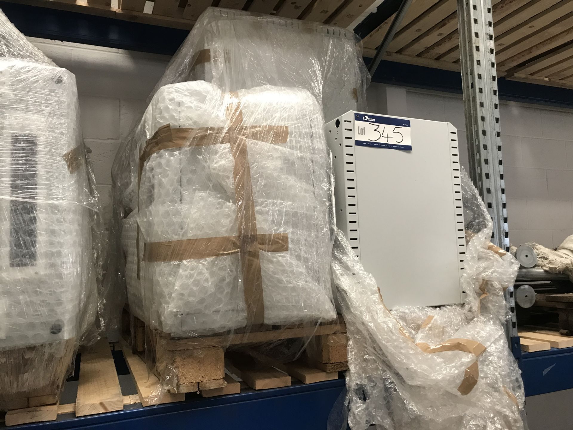 Pallet containing 5 Assorted Communications Cabinets