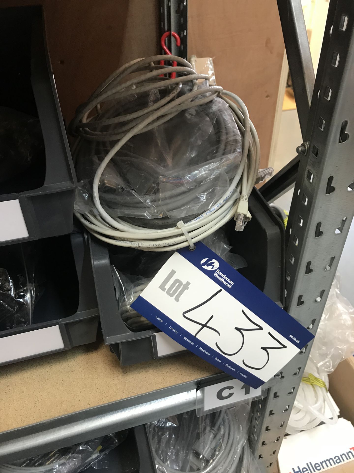 Quantity of CAT5 and CAT6 Ethernet Cable