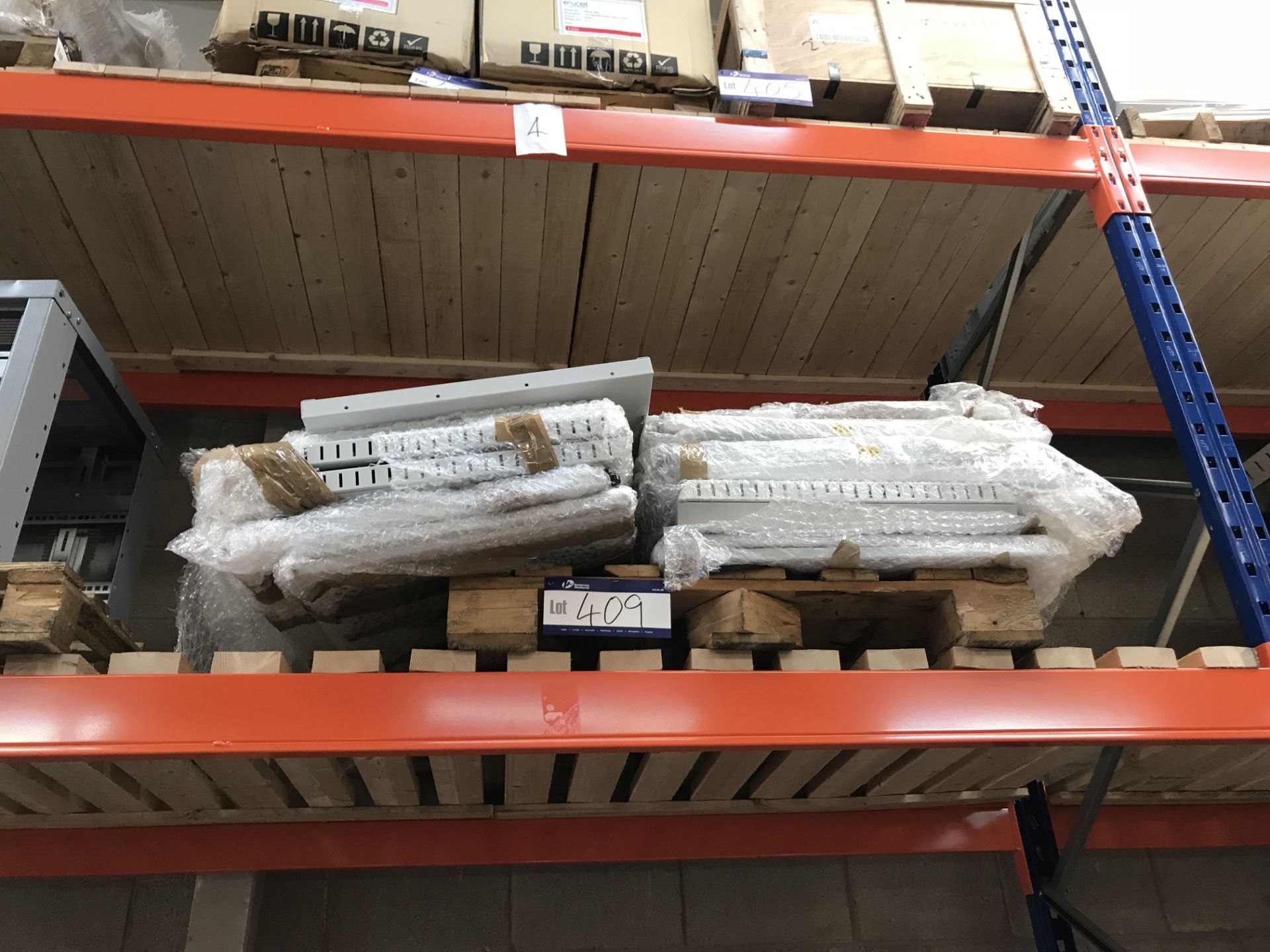Quantity of Communications Cabinet Spares and Replacement Doors on pallet