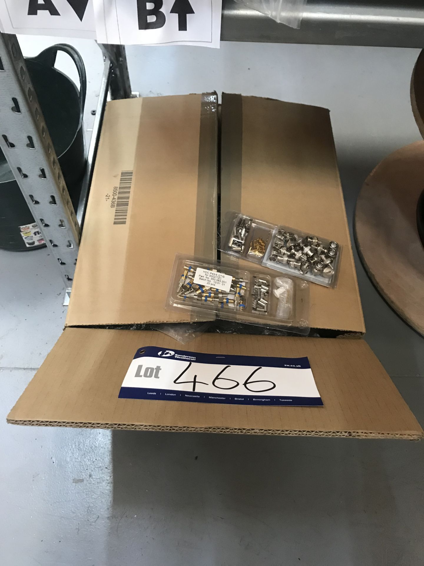 Box containing various Colax Cable Attachments