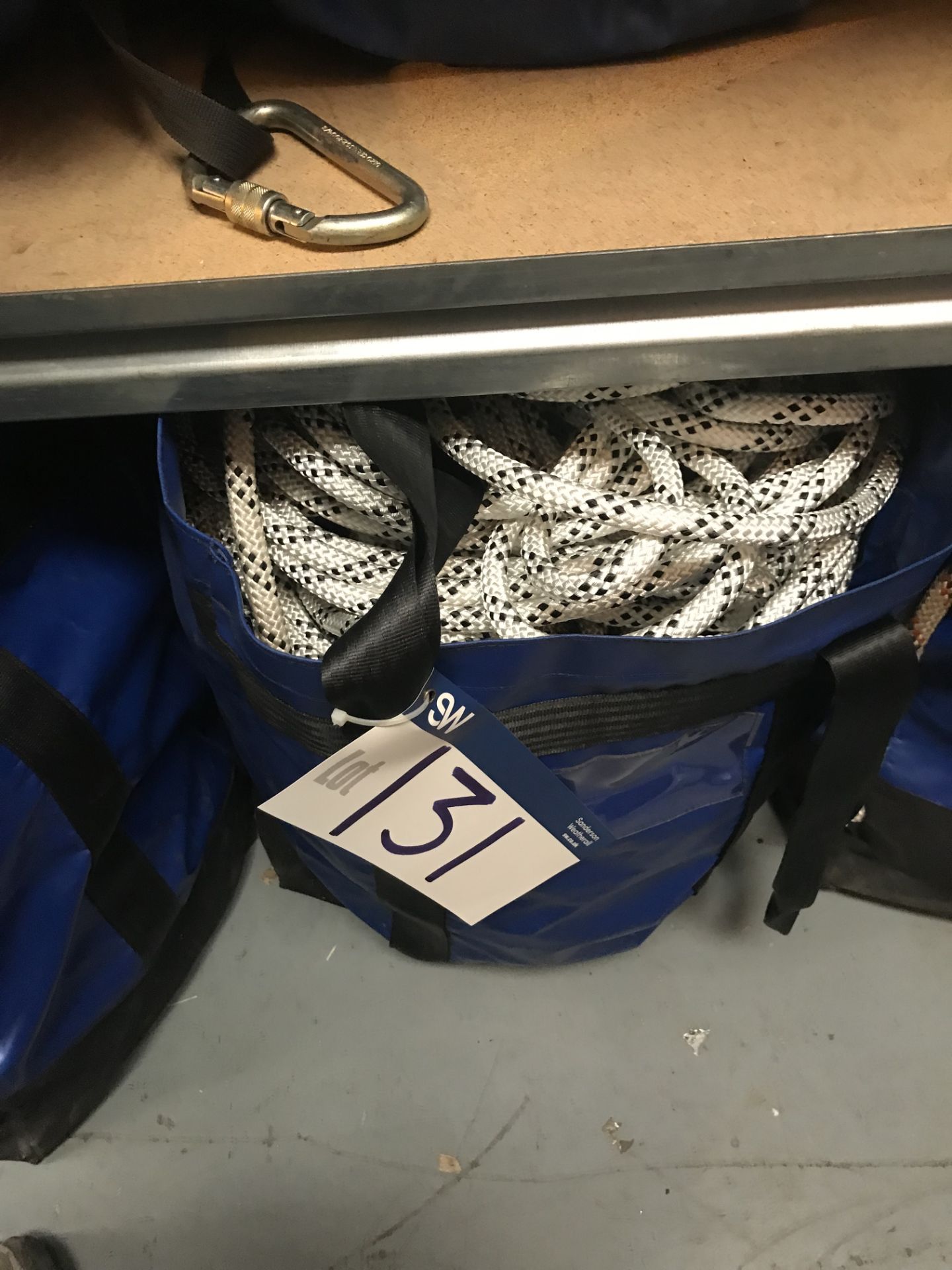 Quantity of Safety Rope, in bag