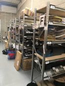 Four Bays of Boltless Shelving (approx. 2m x 0.6m x 2.4m)