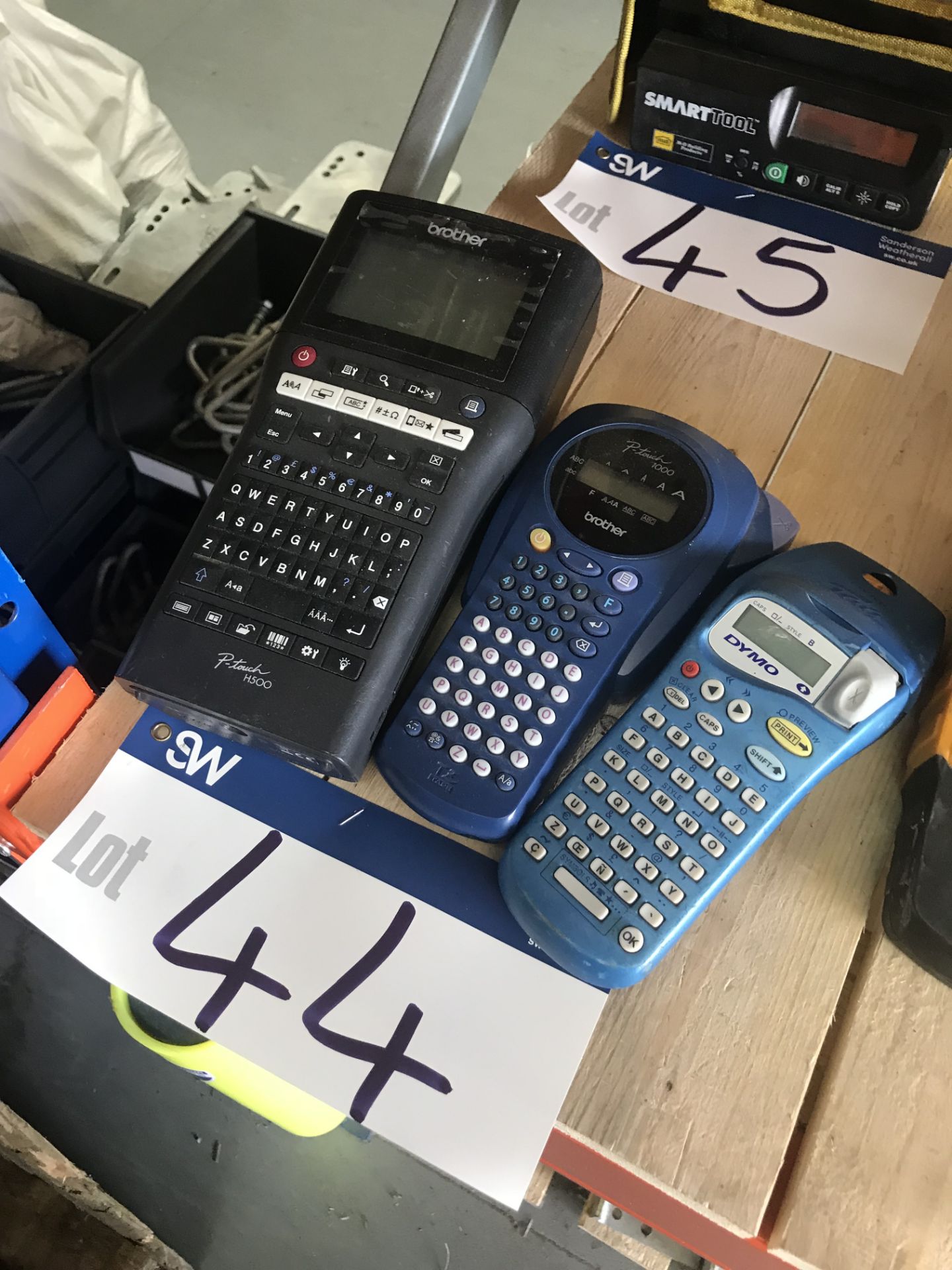 One x Dymo and Two x Brother Label Machines