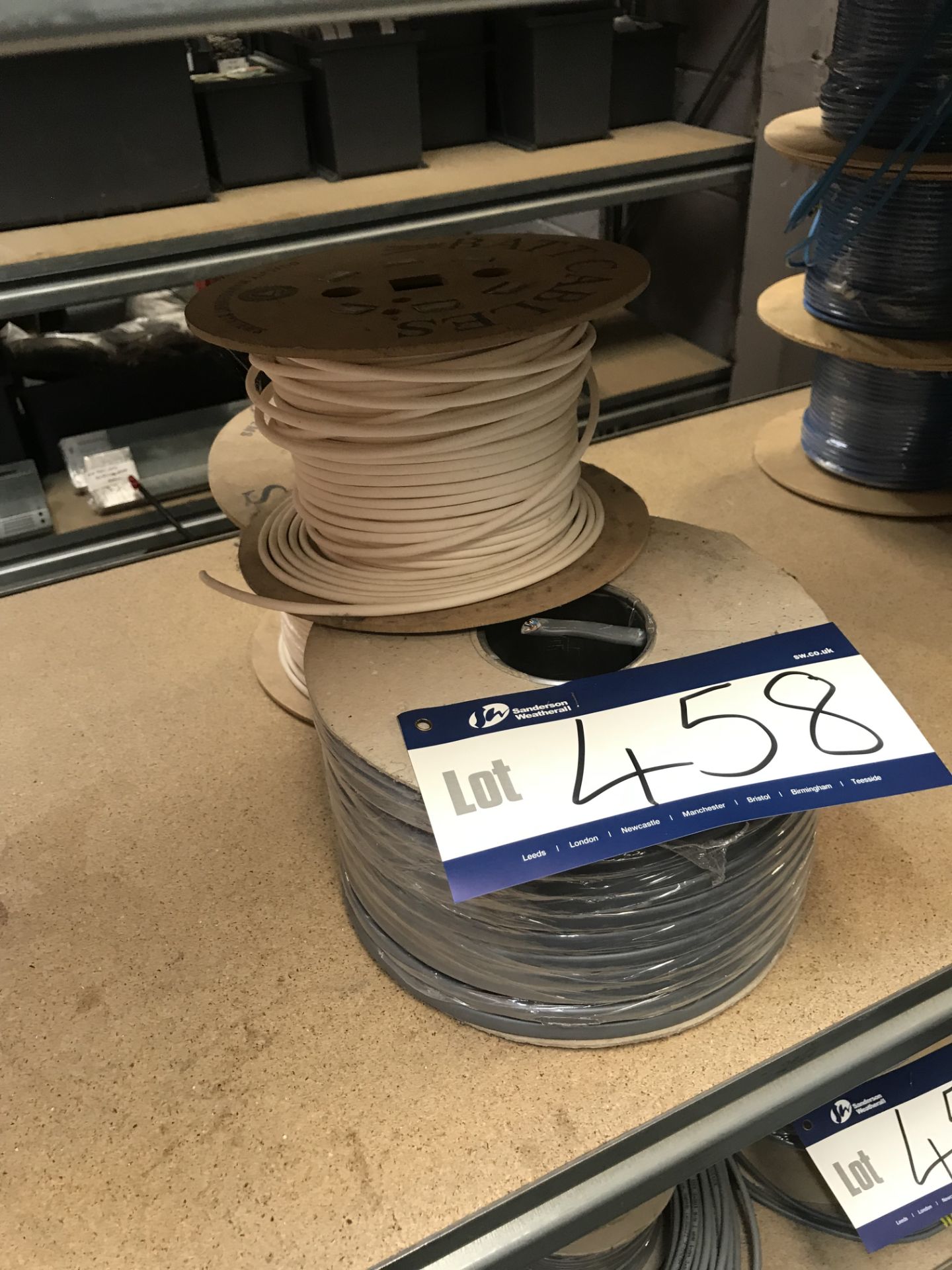 Quantity of Assorted Wire on 3 Drums