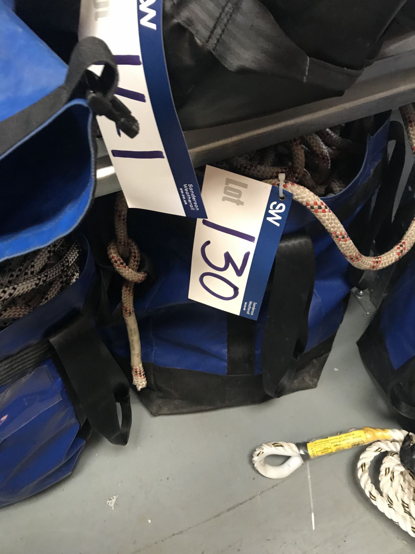 Quantity of Safety Rope, in bag