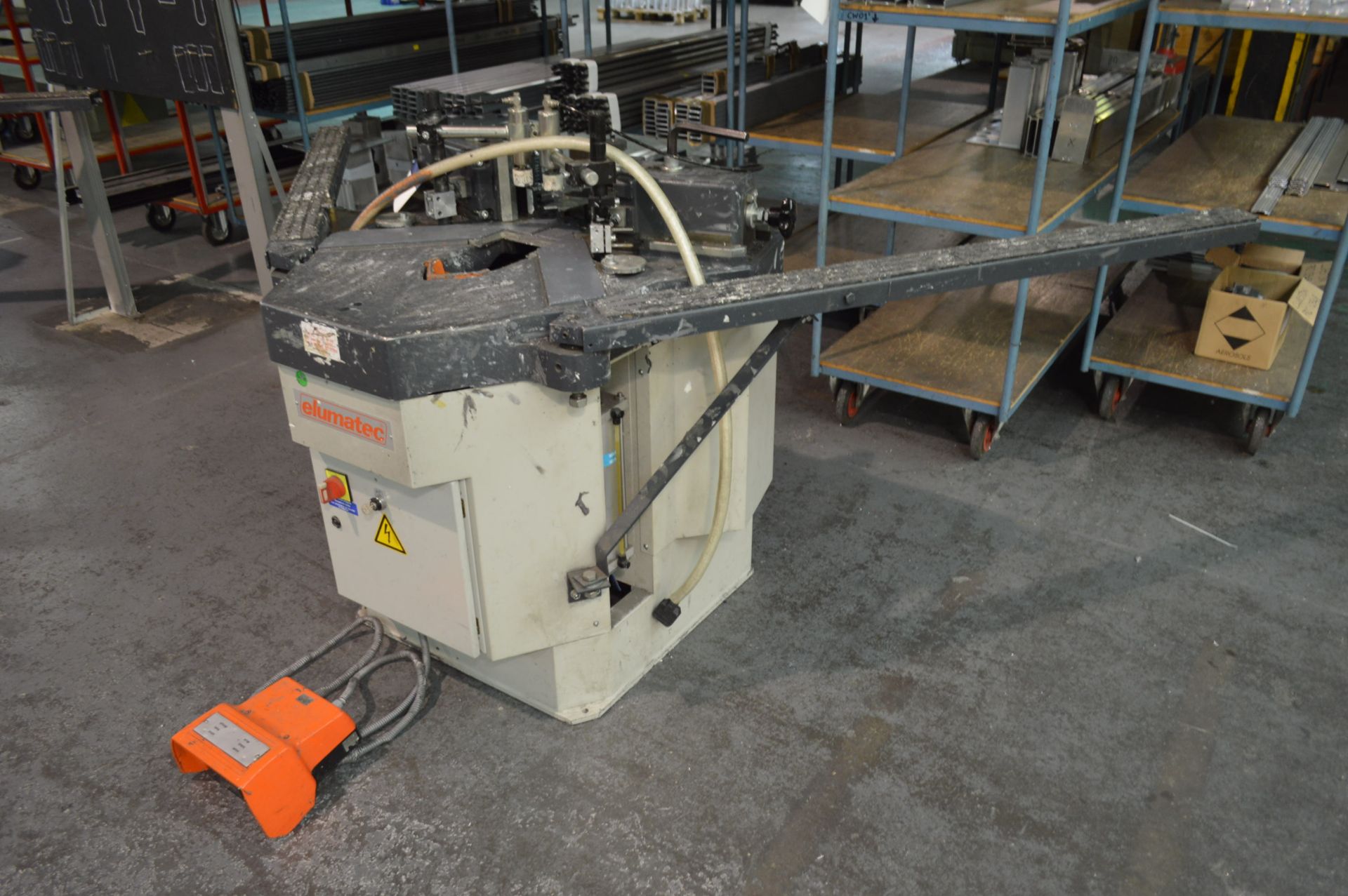 Elumatec EP 124 Corner Crimping Machine, serial no - Image 2 of 2