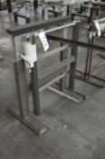 Two Aluminium Framed Trestles