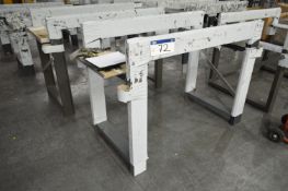 Two Aluminium Framed Workstands
