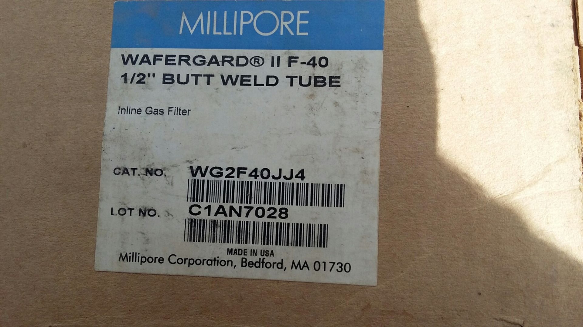 19 Millipore 11F-40 Wafergard Inline Gas Filters, - Bild 3 aus 5