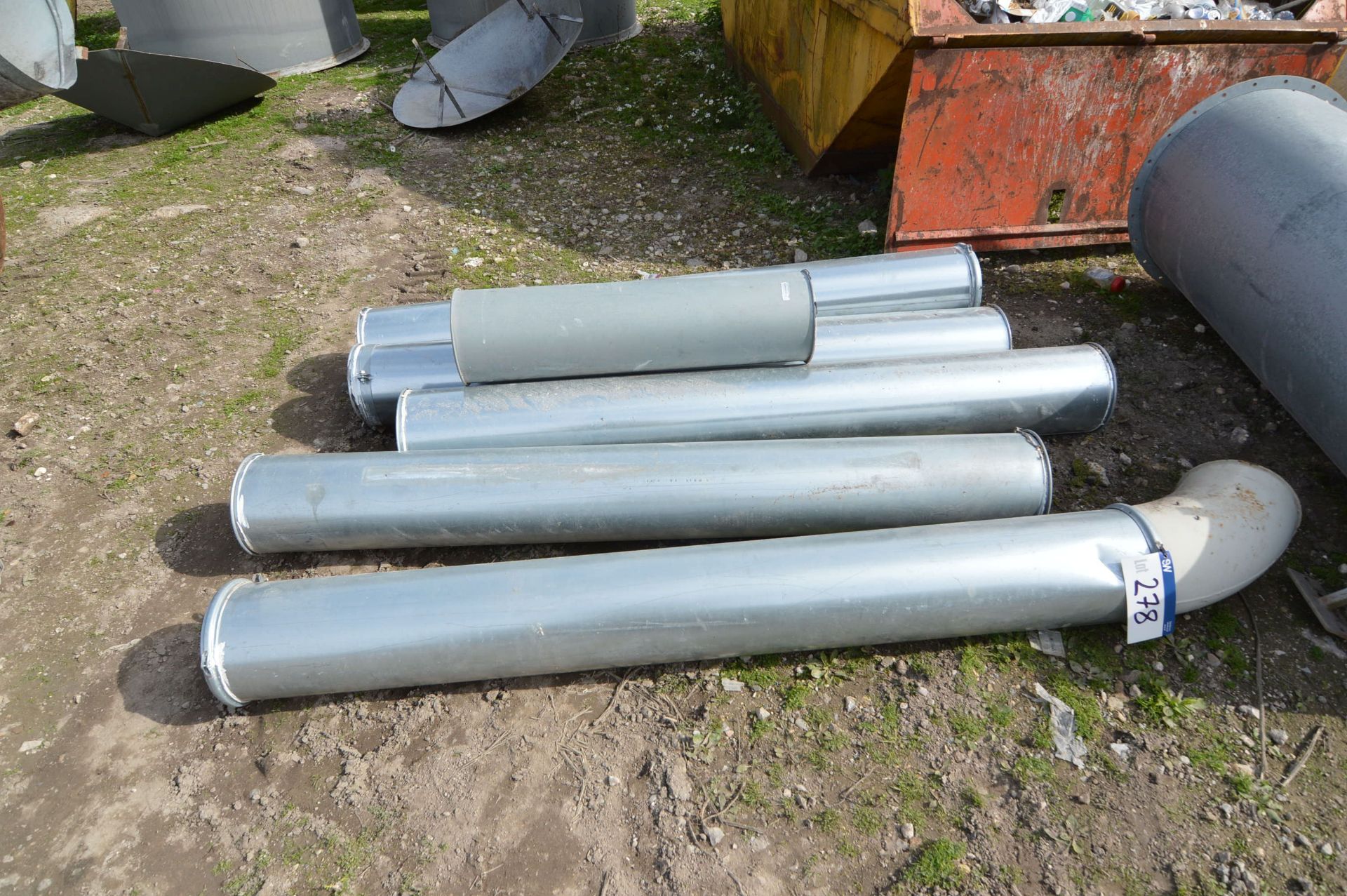 Assorted Galvanised Steel Ducting, as set out, mai