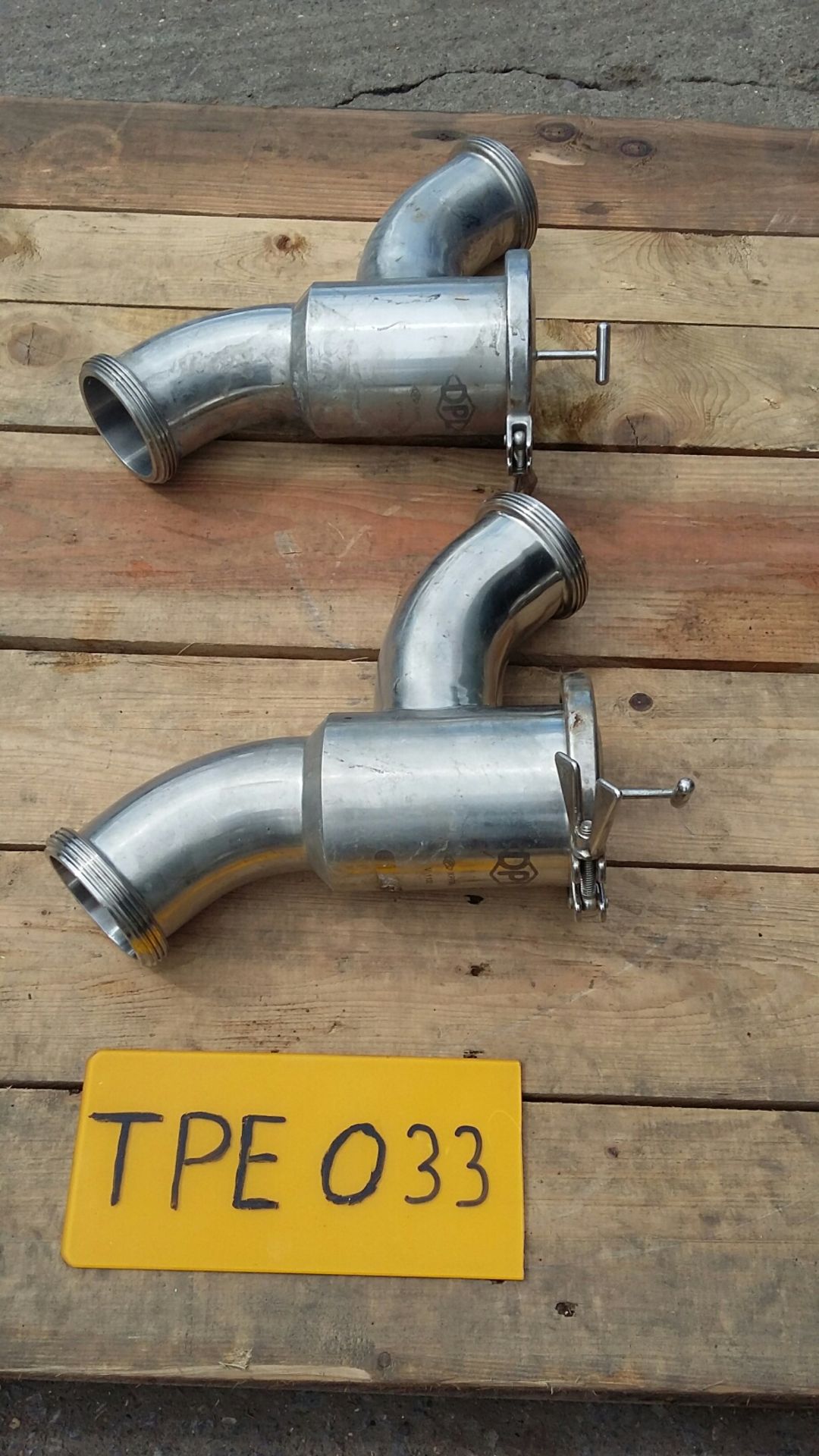 Two DPL 2" Inline Filter Bodies and Lids (no baske - Image 2 of 2