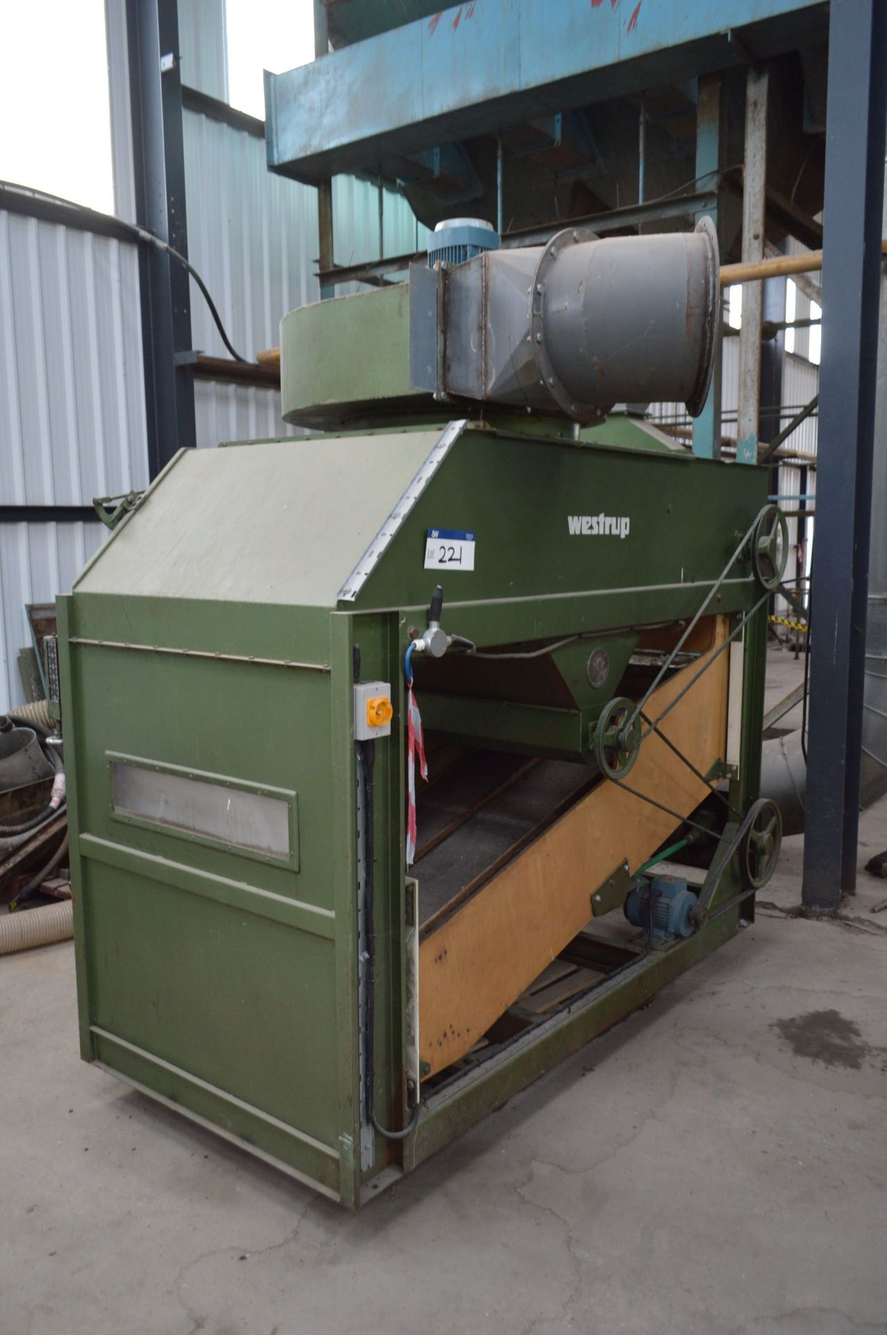 Westrup SAB 1000 GRAIN CLEANER, serial no. 82034 –