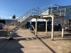 Painted Gantry, with ali stair treads and platform