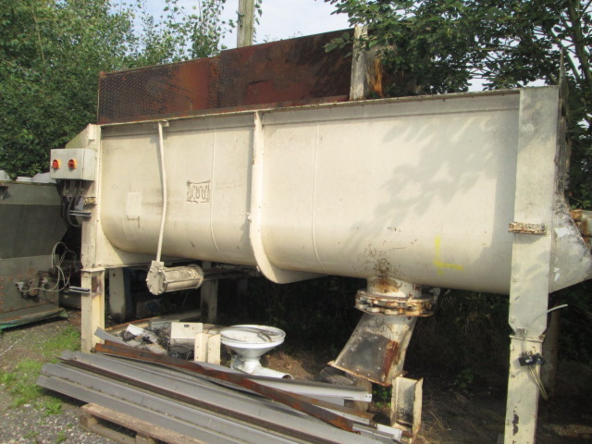 Schlotterhose Heavy Duty Twin Rotor Mixer, 4m long - Image 3 of 3