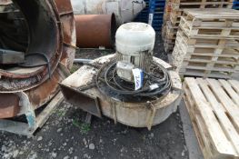 Steel Cased Centrifugal Fan, with electric motor d
