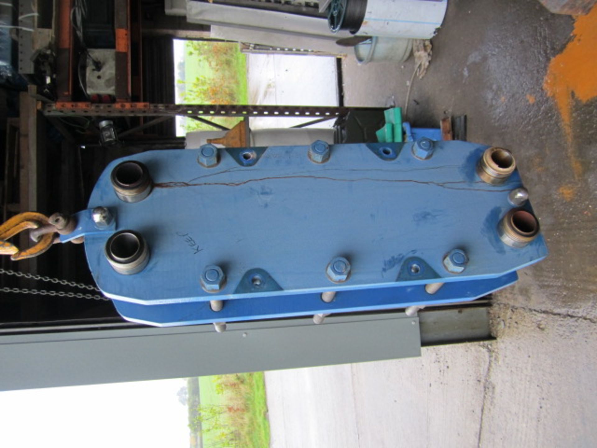 APV Plate and Frame Heat Exchanger, mild steel end - Image 3 of 4