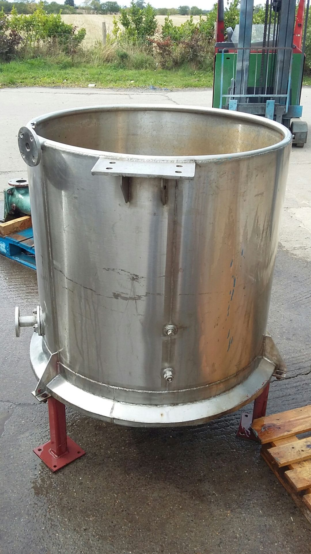 Stainless Steel Open Top Tank, approx. 500 Lts, di - Image 4 of 4