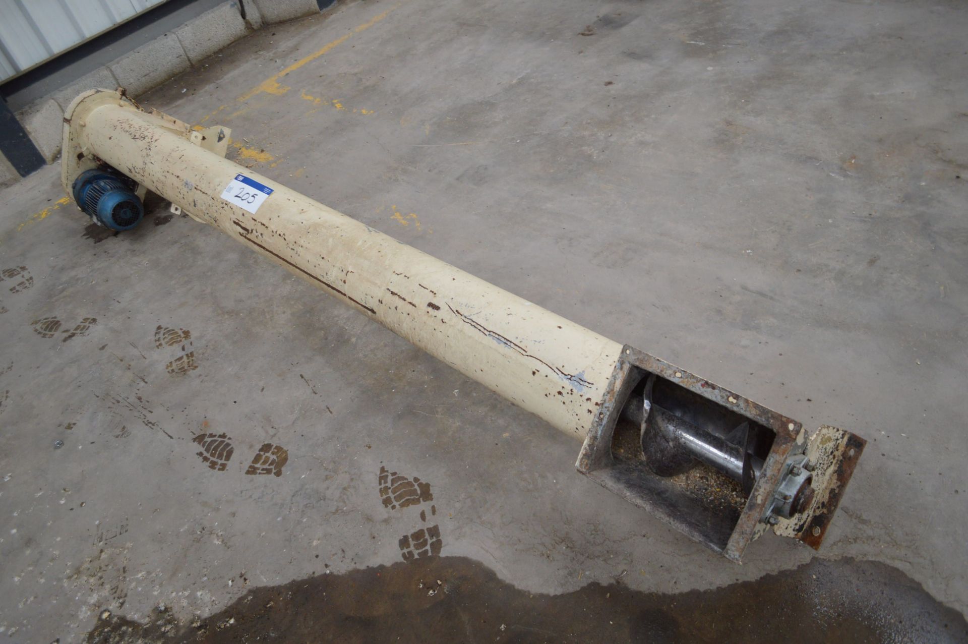 Approx. 250mm dia. Auger Conveyor, approx. 3m long - Image 2 of 2