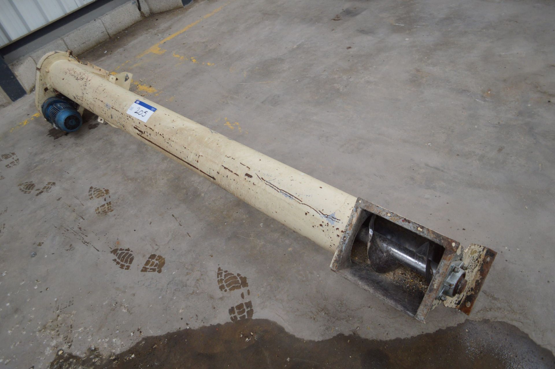 Approx. 250mm dia. Auger Conveyor, approx. 3m long - Bild 2 aus 2