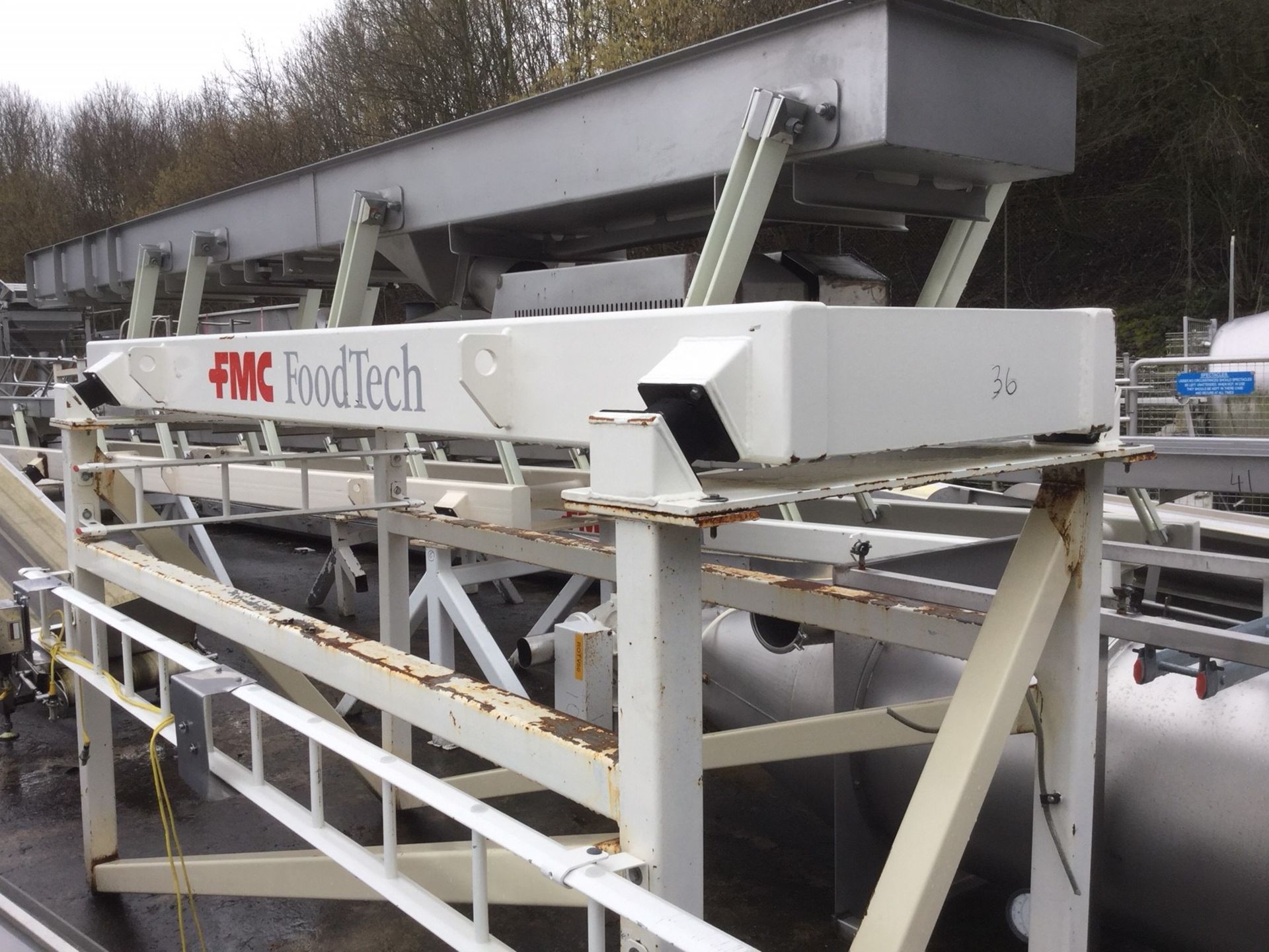 FMC Vibratory Conveyor, belt 450 mm wide - Image 3 of 3