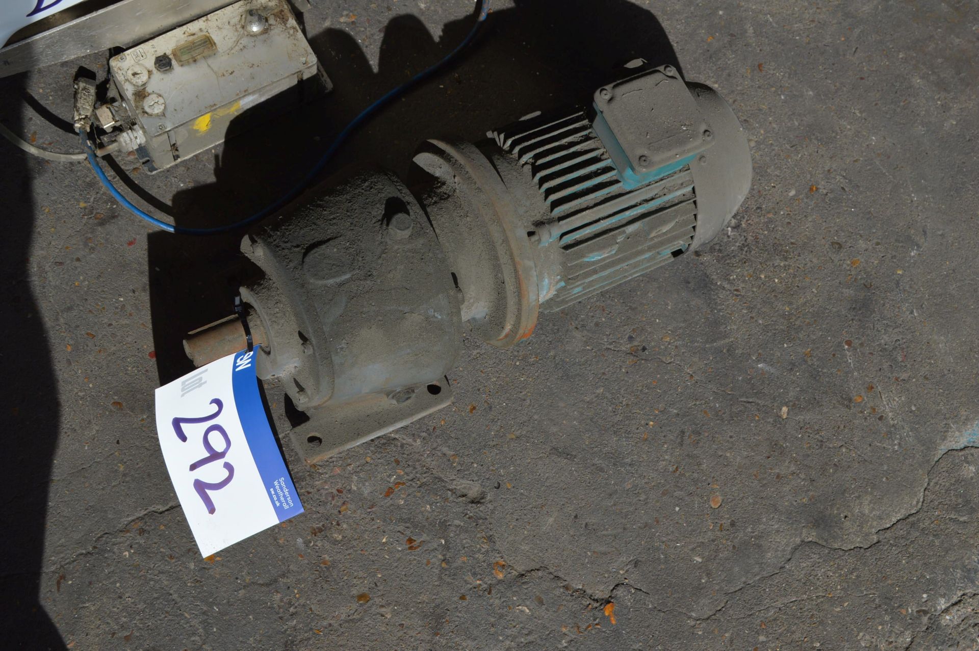 Geared Electric Motor. Item located in Alford Linc