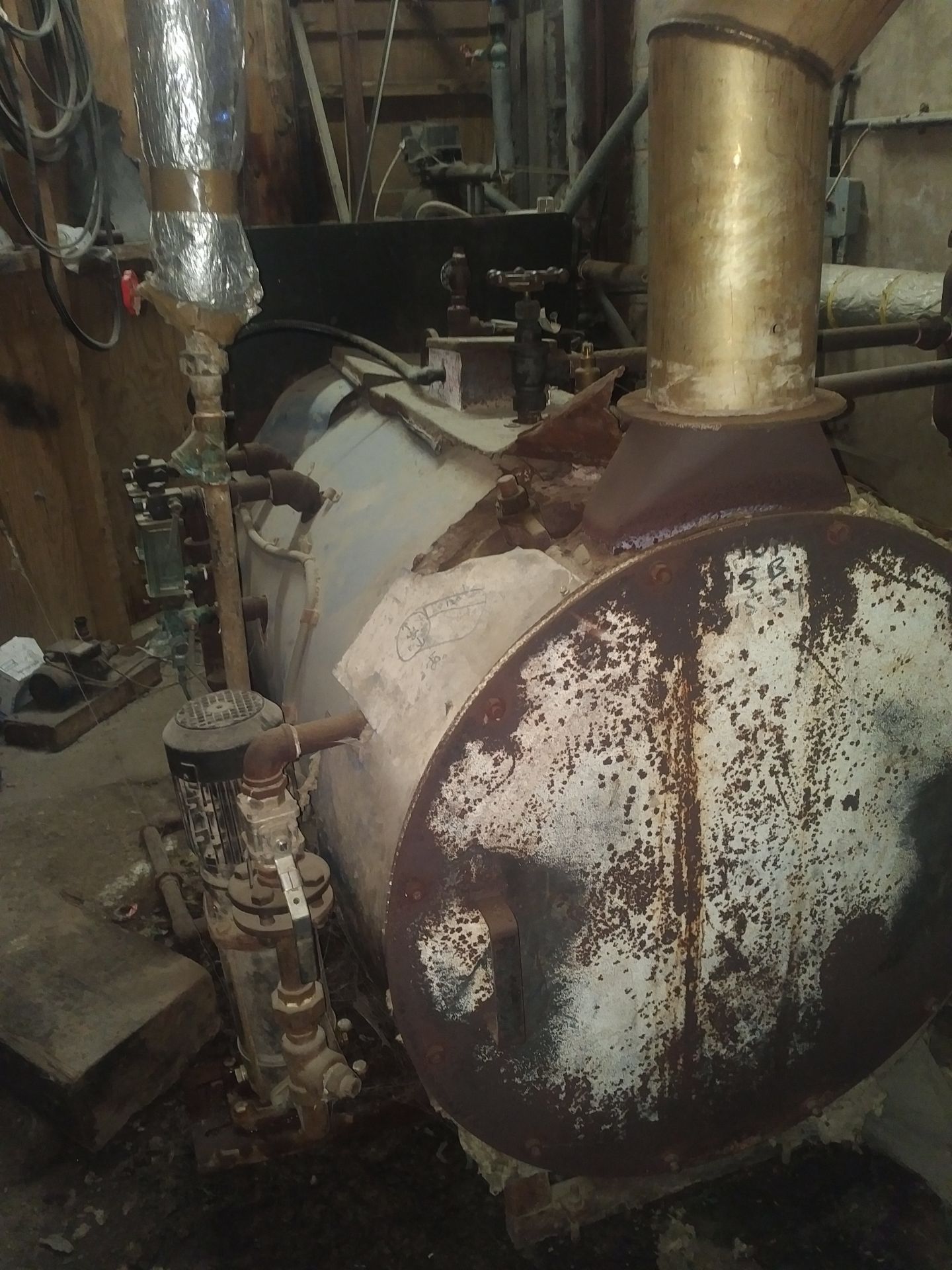 Bradlee Gas-Fired (LPG) 518lbs/hr Steam Boiler, wi