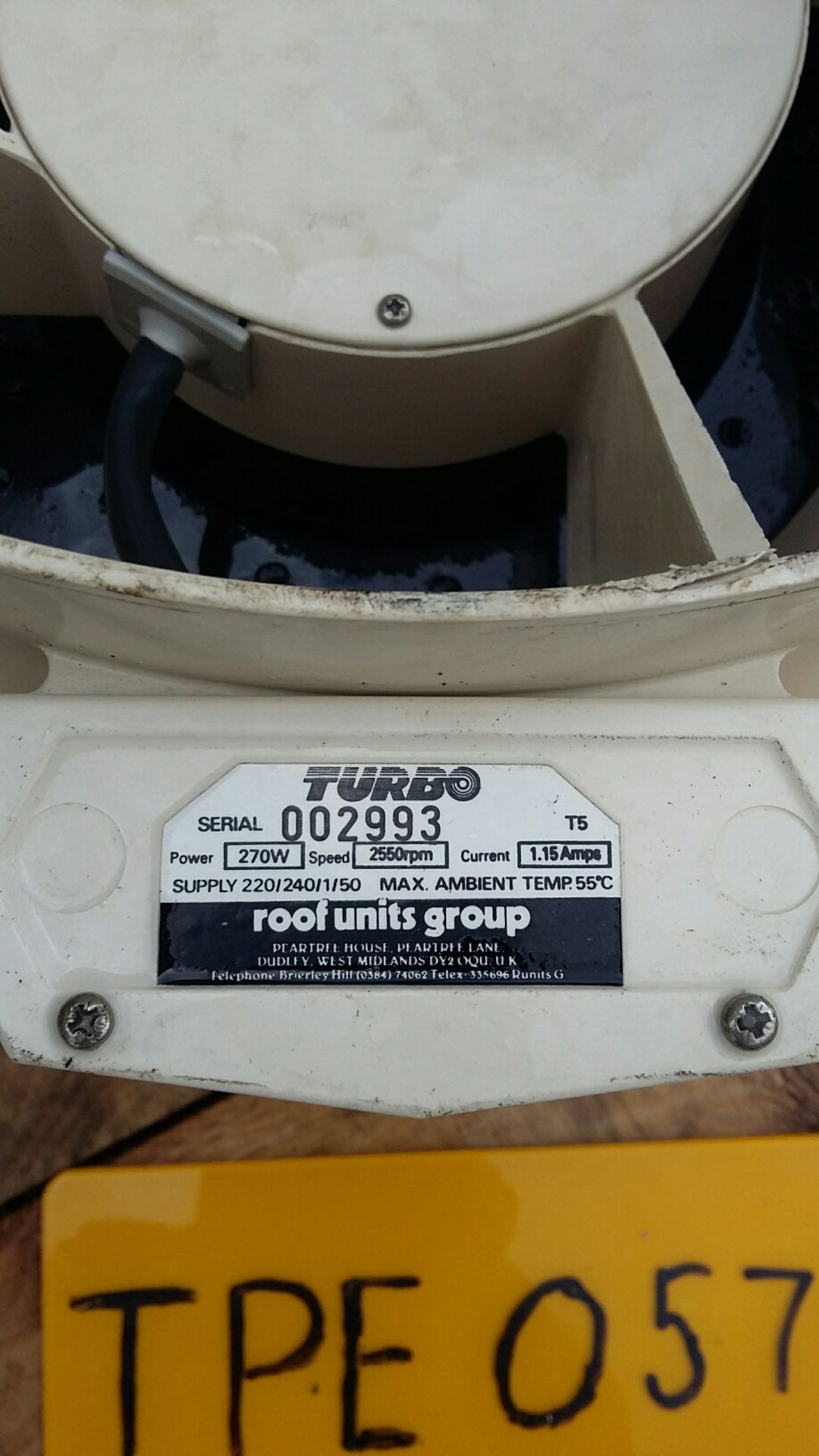 Roof Units Turbo Fan, 270W, single phase - Bild 2 aus 3
