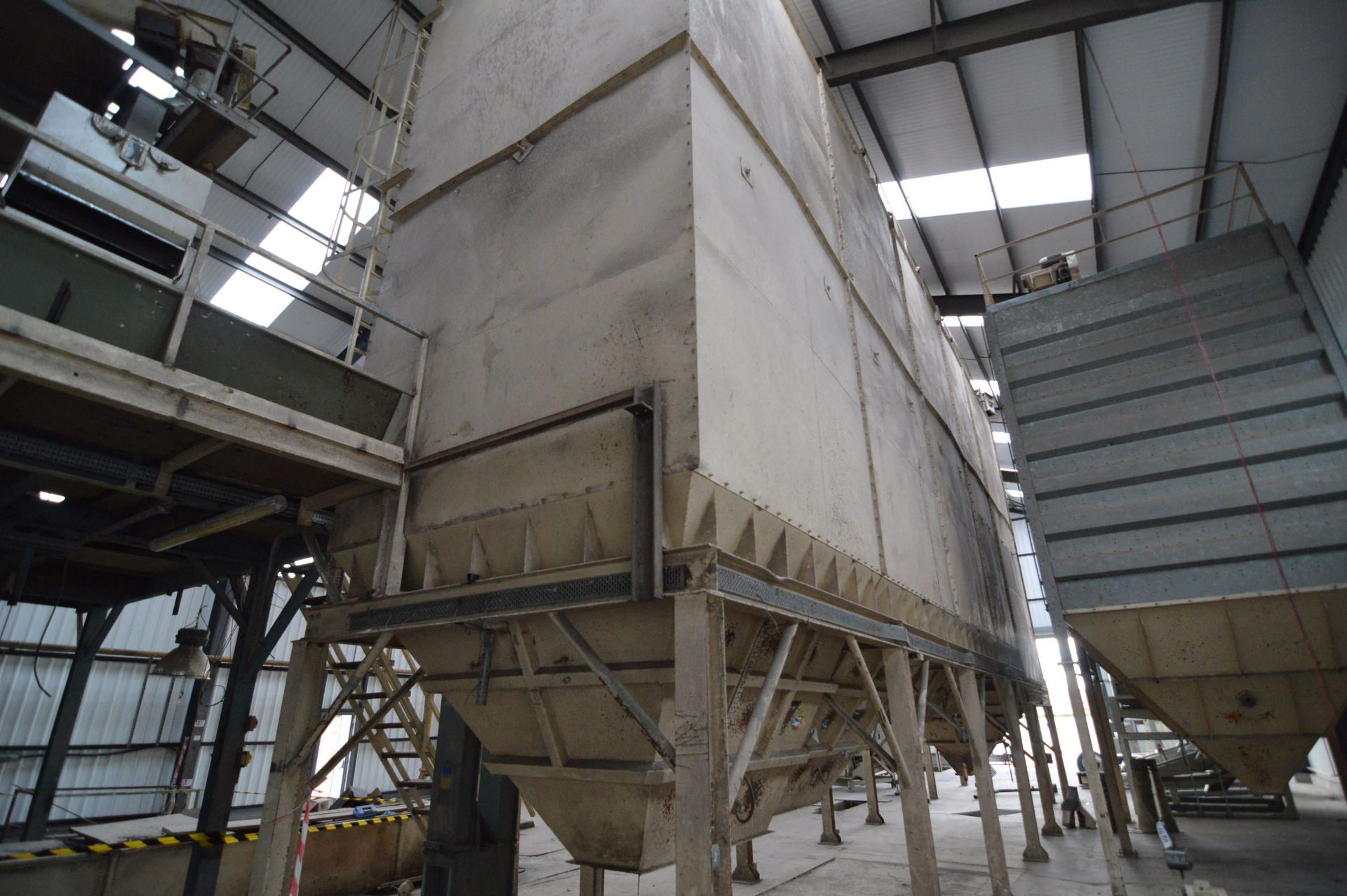 Five Compartment Bolted Sectional Steel Grain Stor - Bild 3 aus 3