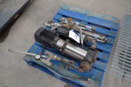 Multi-Stage Pump, with equipment on pallet. Item l