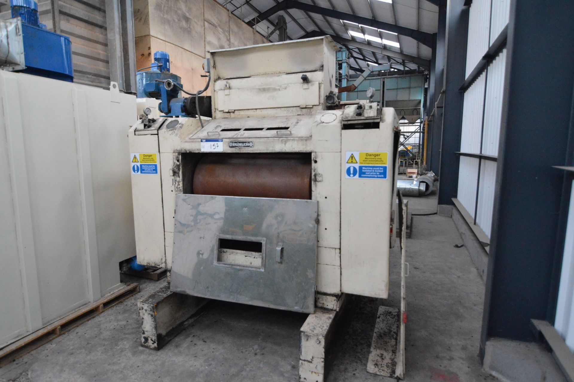Buhler 1.1m x 600mm TWIN ROLL FLAKING MILL, suitab - Image 2 of 11