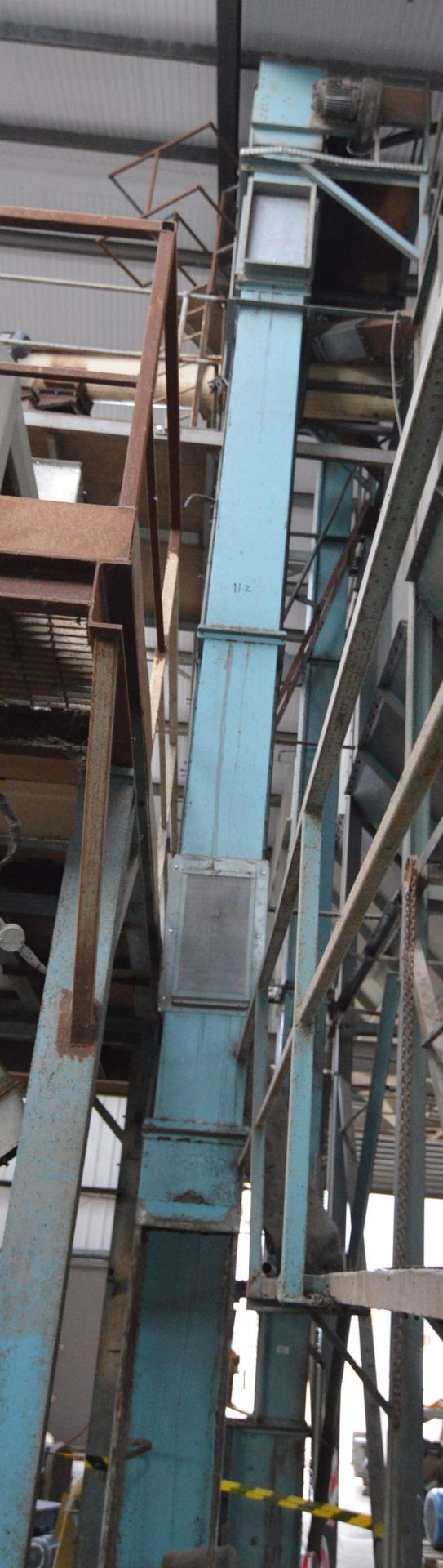 Carier 300mm Belt & Bucket Elevator, approx. 10.7m - Bild 3 aus 3