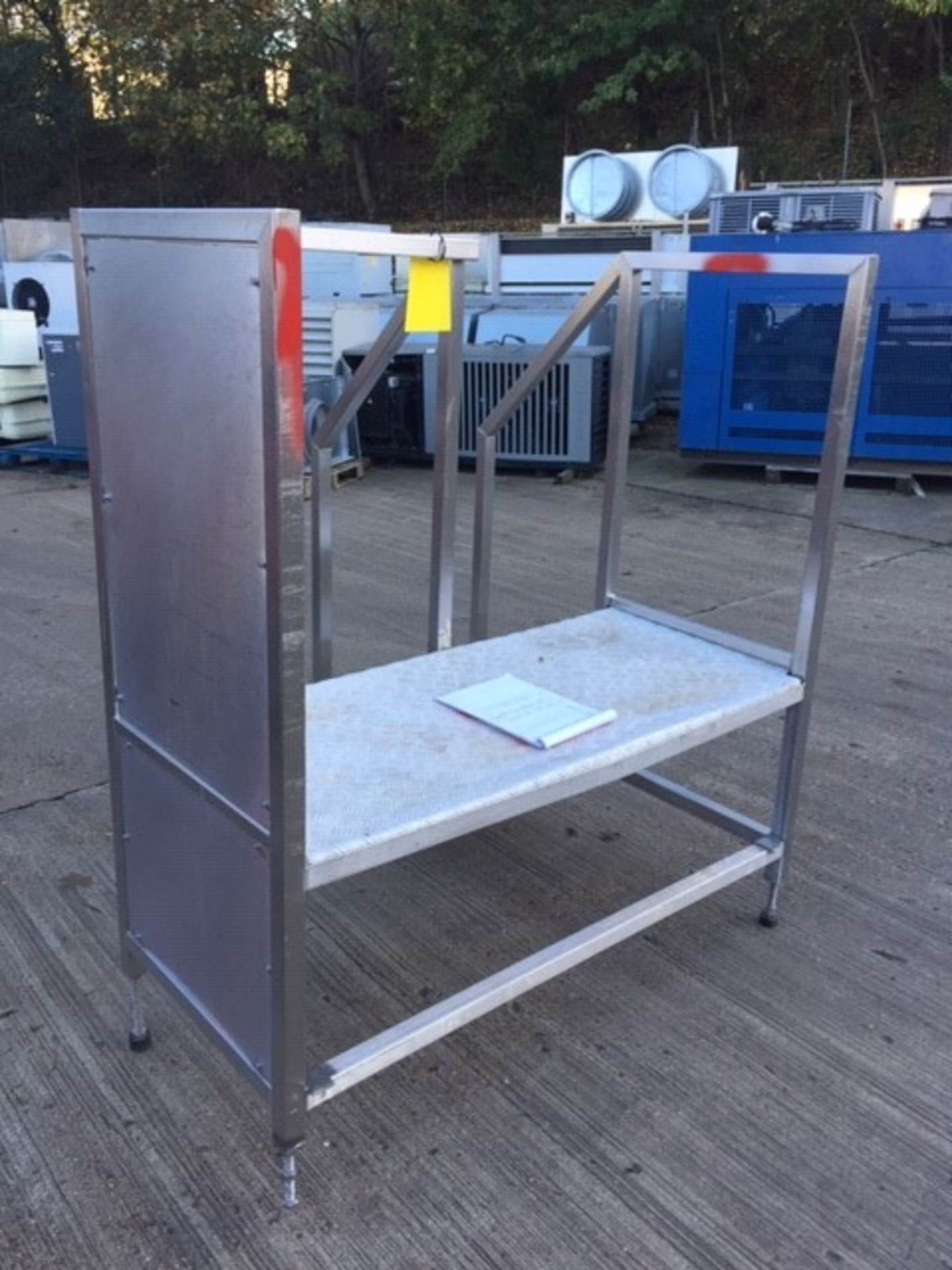 Three Step Inspection Stand, serial no. unknown, p