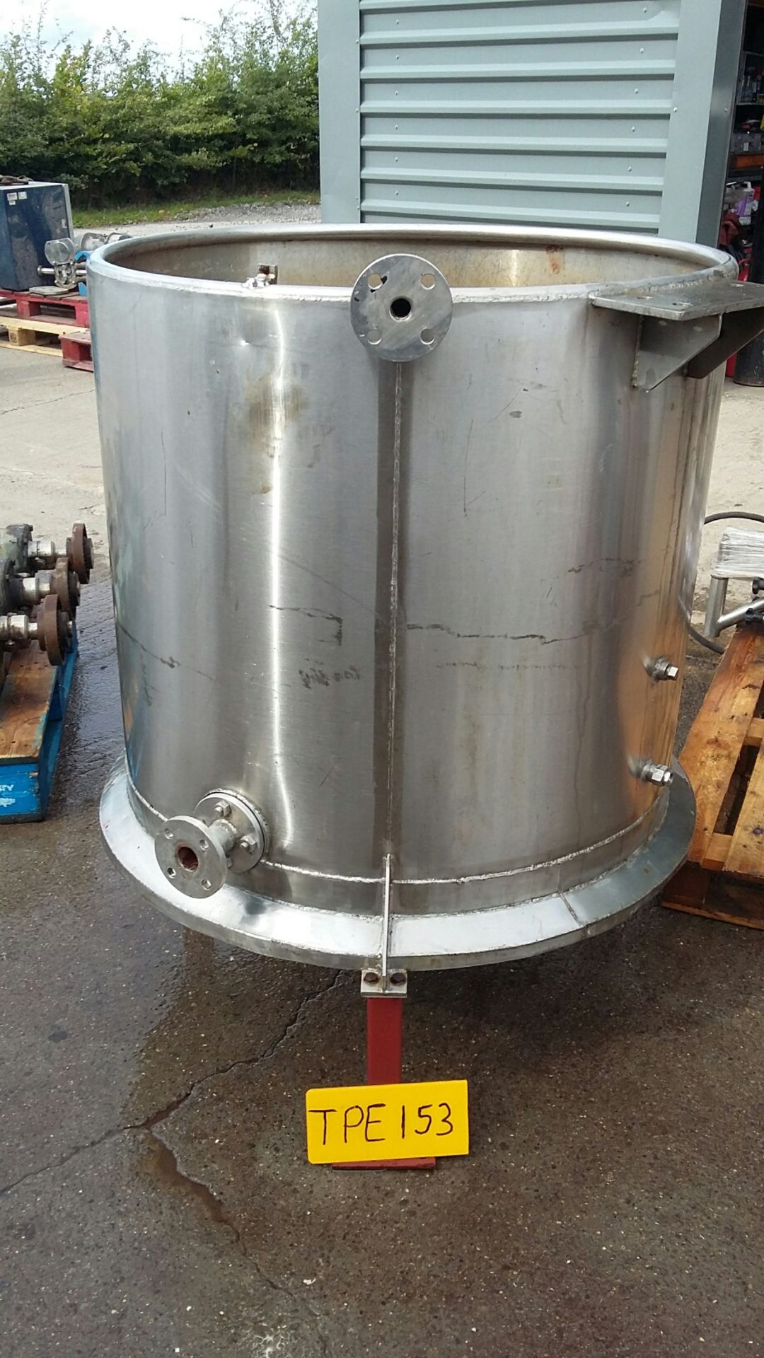 Stainless Steel Open Top Tank, approx. 500 Lts, di