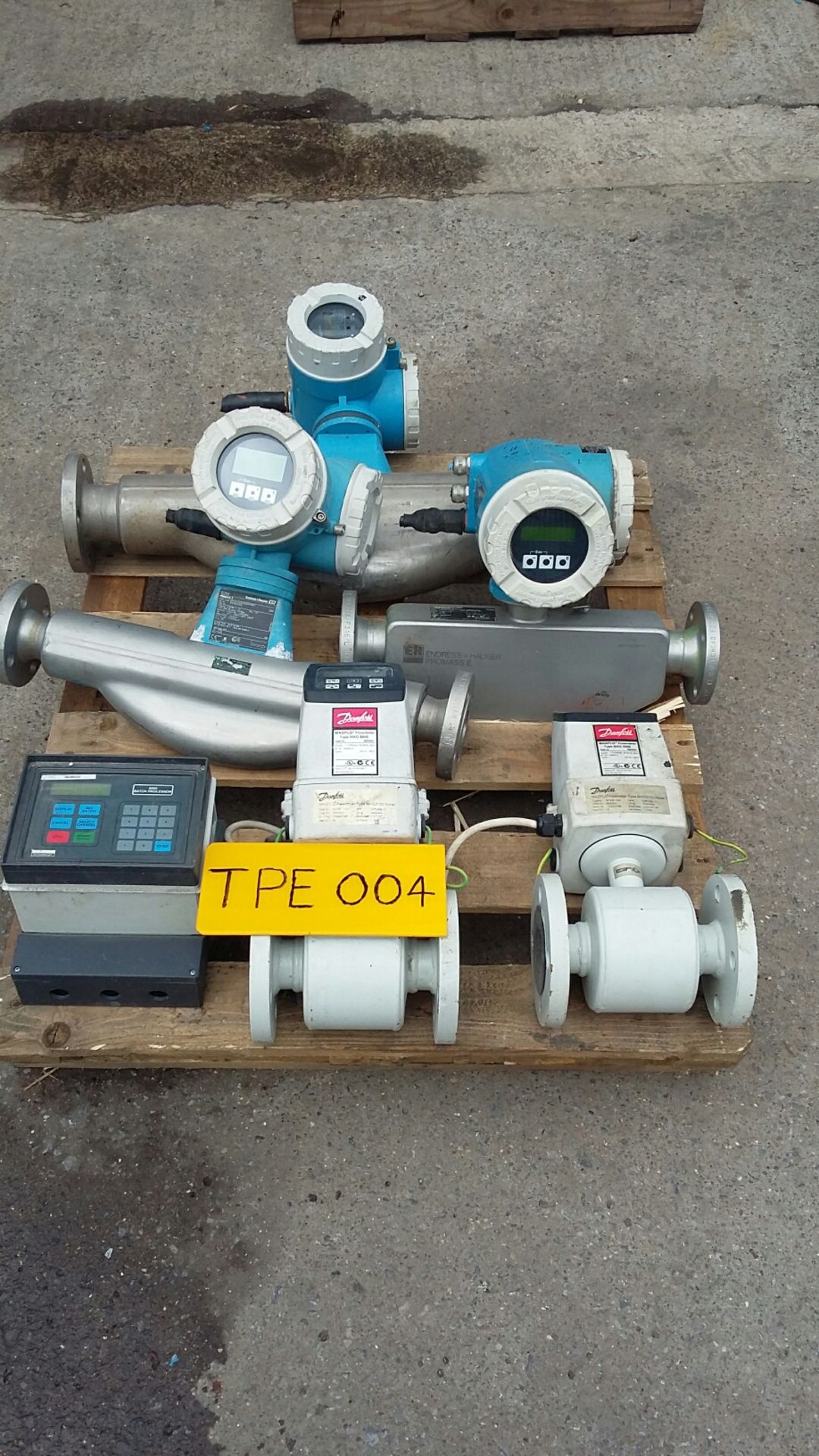 Endress and Danfos Assorted Flow Meters