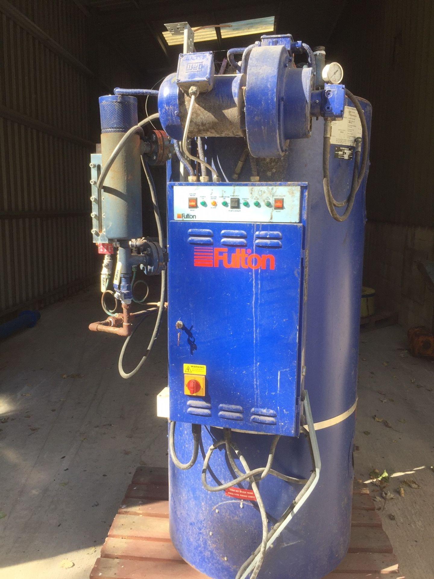 Fulton E15 Boiler, output 240kg/hr