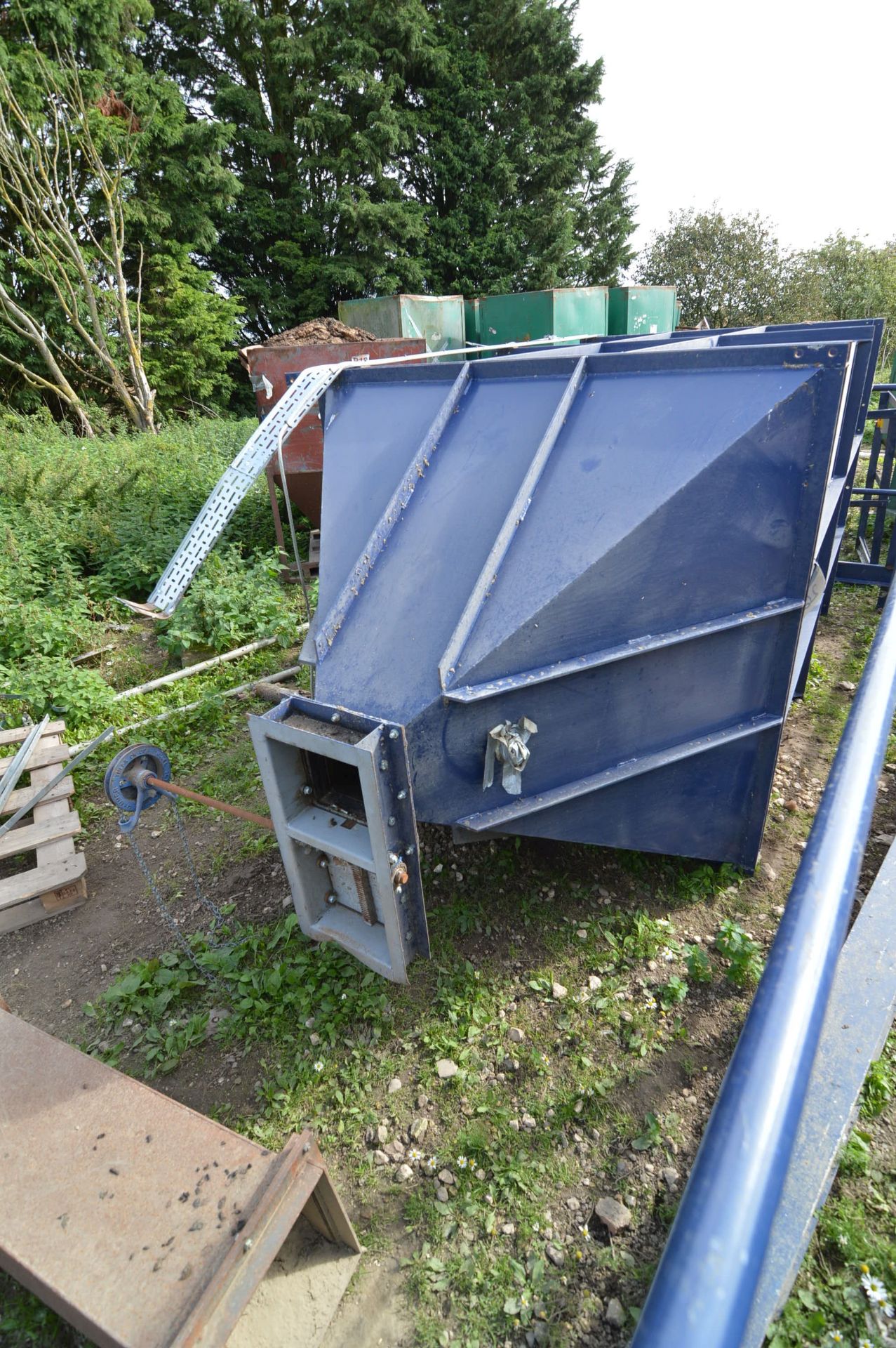 Welded Steel Storage Bin/ Process Hopper, approx. - Image 2 of 2