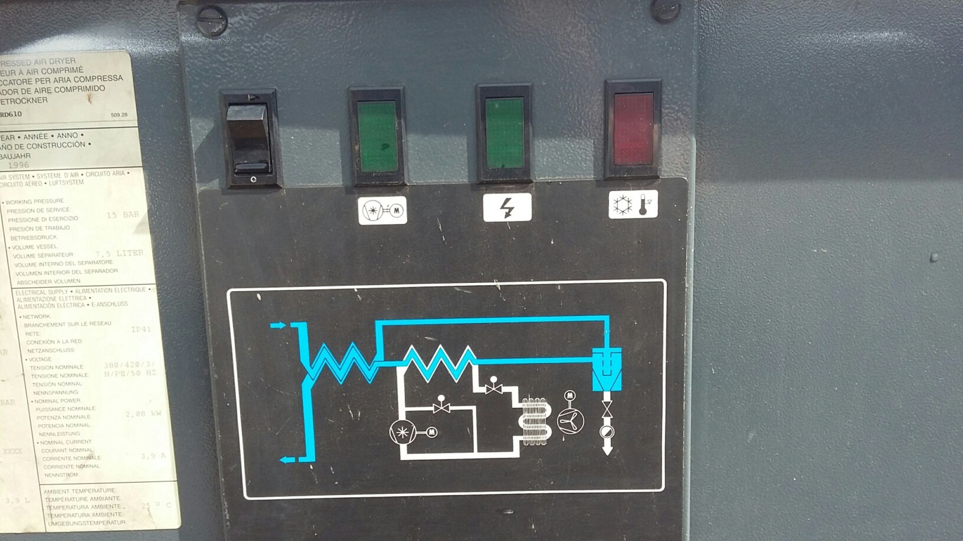 Hydrovane HRD610 Refrigerant Dryer - Image 2 of 5