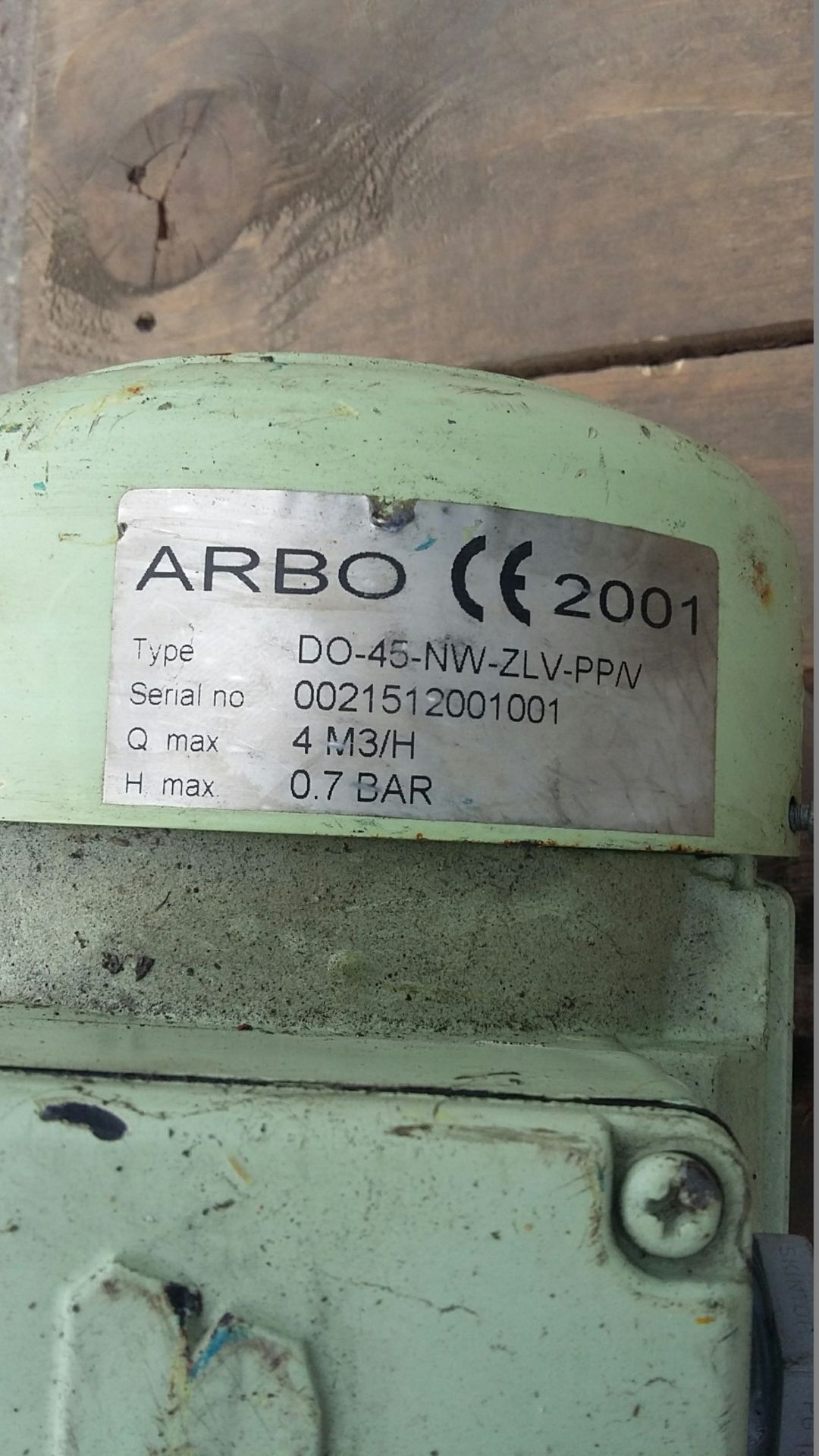 Arbro Polyprop Sump Pump, 410mm sump depth, 0.55kW - Bild 2 aus 4