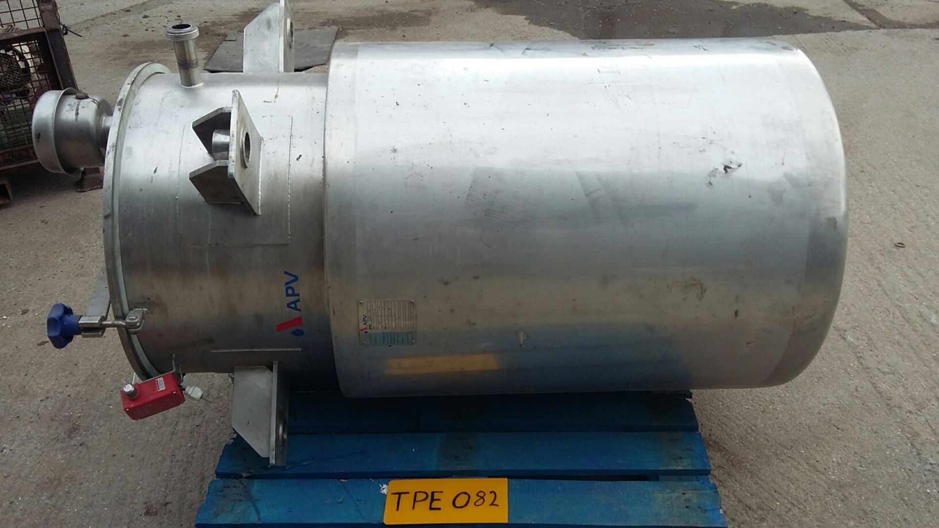 APV Stainless Steel 250 Lets Vessel, with four sid