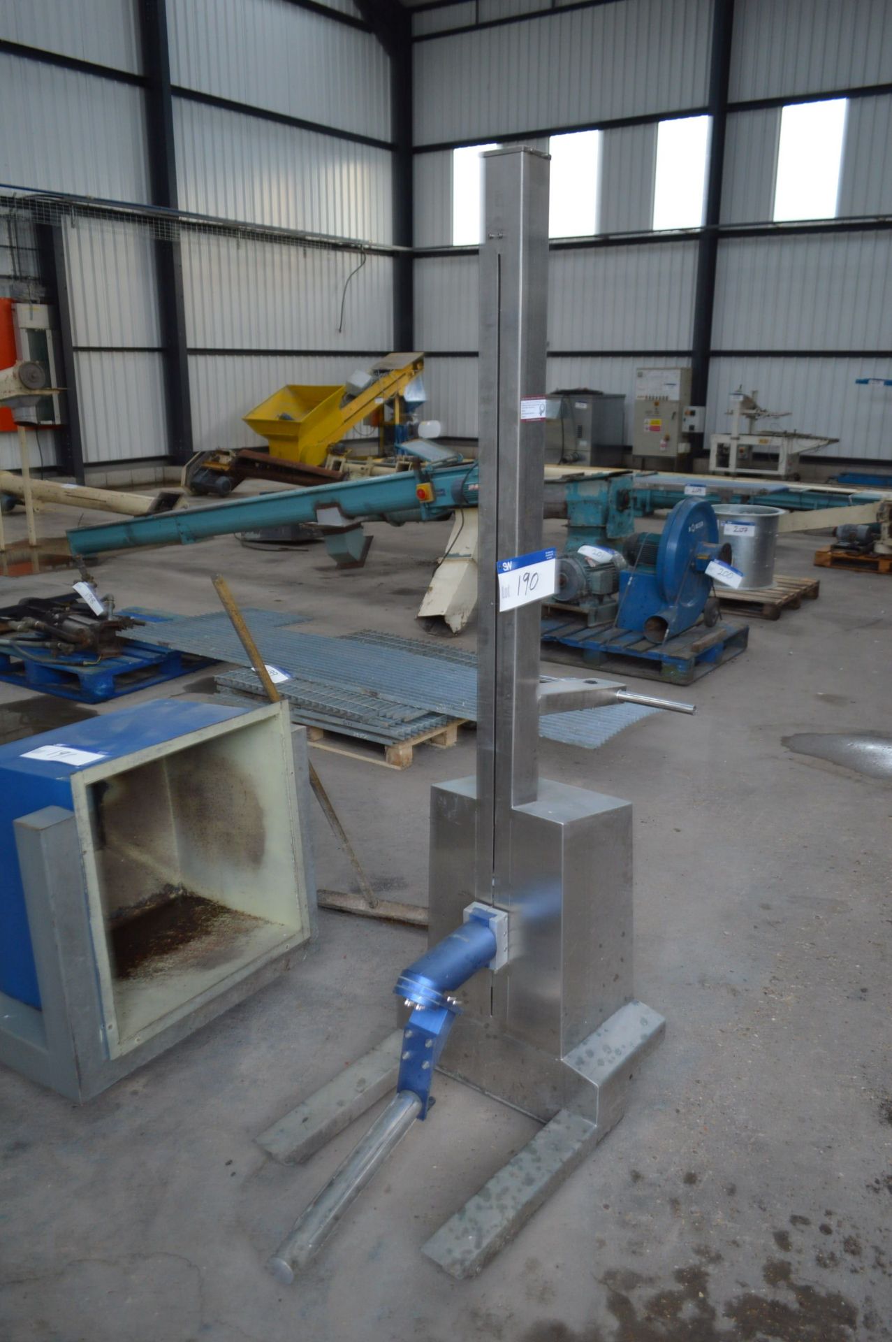 Mobile Brushed Stainless Steel Film Lifting Unit,