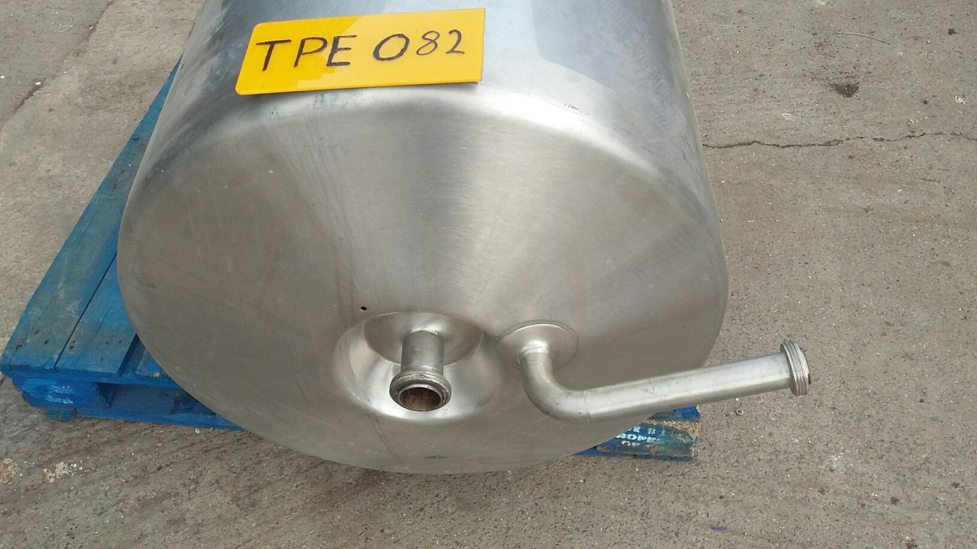 APV Stainless Steel 250 Lets Vessel, with four sid - Image 5 of 5