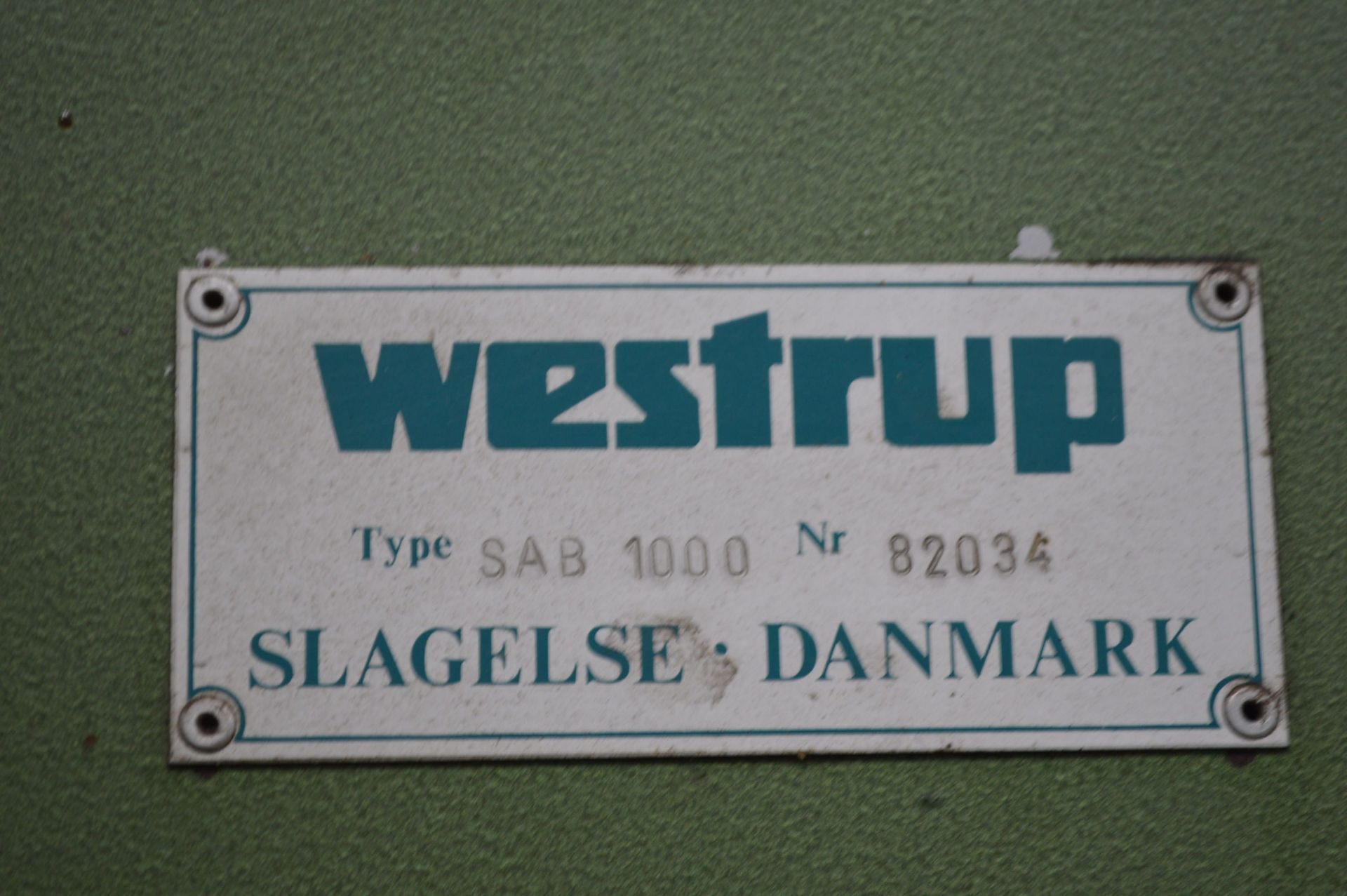 Westrup SAB 1000 GRAIN CLEANER, serial no. 82034 – - Image 3 of 3