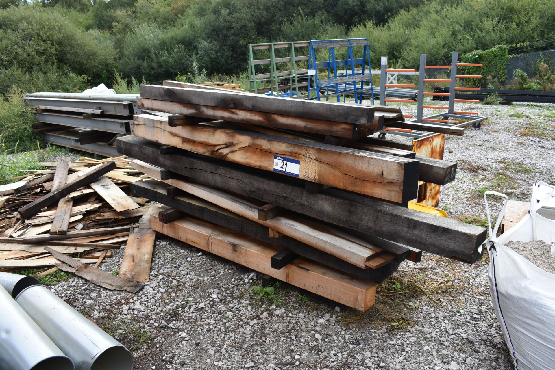 Quantity of Oak Beam Offcuts