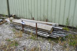 Quantity of Scaffold Poles and Boards in Stillage